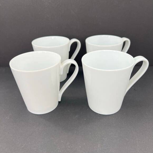 Bernardaud Other - Bernardaud France Douce Porcelain All White Mug. Set of 4